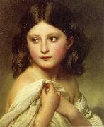Franz Xaver Winterhalter A Young Girl called Princess Charlotte oil painting